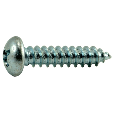 Midwest Fastener Sheet Metal Screw, #8 x 3/4 in, Zinc Plated Steel Round Head Phillips Drive, 60 PK 62024